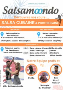 Lire la suite à propos de l’article Cours Débutant Salsa Porto rentrée 2023