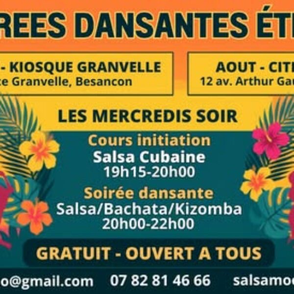Les Mercredi d&rsquo;été Salsa à Besançon